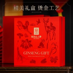长白山人参   四禧礼盒-人参/红参片 人参片30g+红参片30g   6970044564407   6970044564414