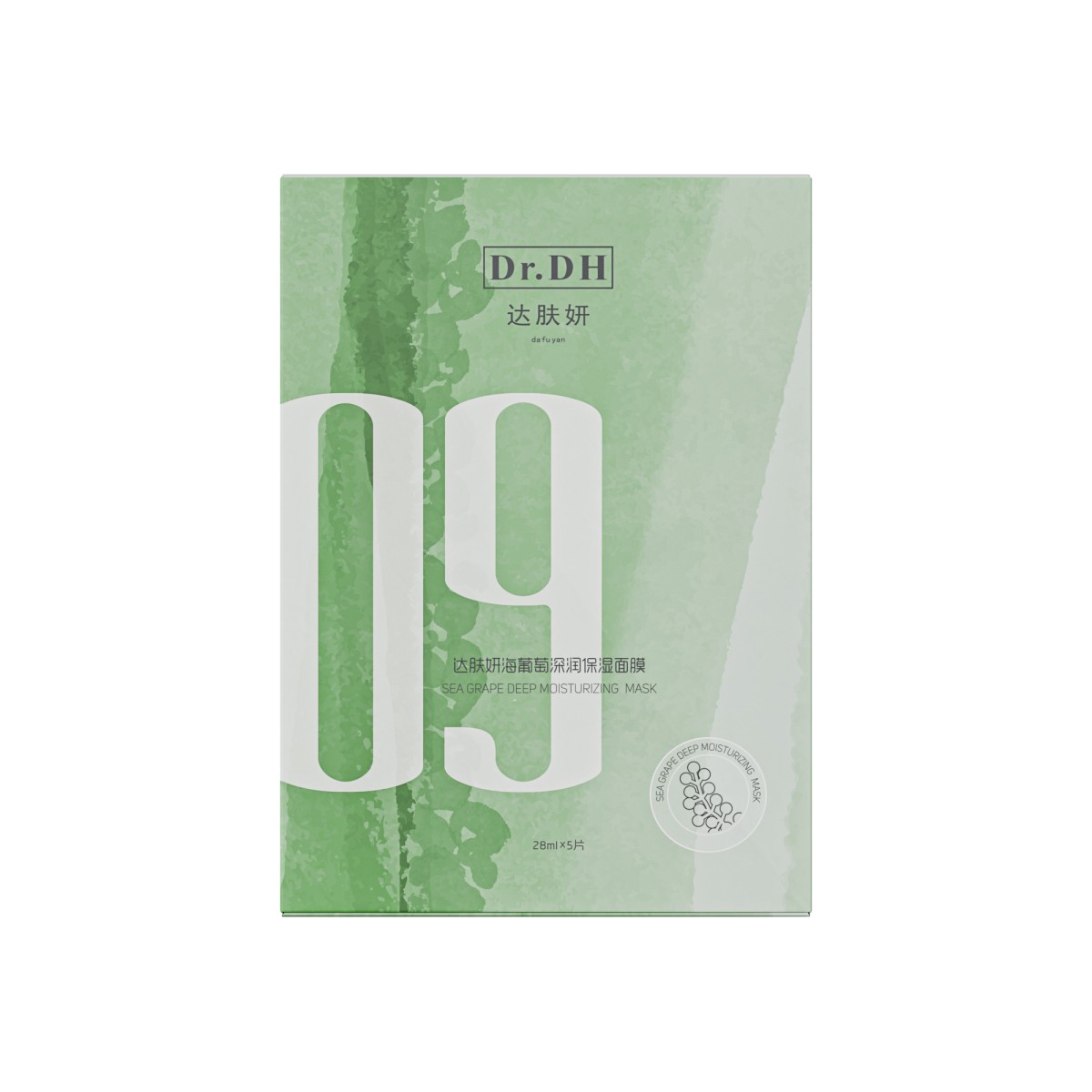 达肤妍海葡萄深润保湿面膜-5片装/6975853660975