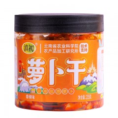 滇初 农科院萝卜干香辣味235g*2瓶  6977842900017