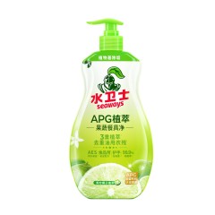 水卫士 植萃果蔬餐具净-带喷头820g/瓶 6973688404368 新疆西藏另加运费
