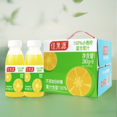 佳果源小青柠汁饮料280g*9  6972303252674