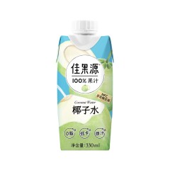 佳果源100%NFC椰子水330ml*6瓶/提