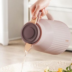 苏泊尔（SUPOR）家用保温壶暖水瓶玻璃内胆热水瓶1.45L暖水壶KCG145AF50 奶咖 6950885525713