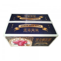 云南嘟嘟 海南黑金刚莲雾单果70-100g 4斤 彩箱