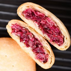 滇味四季 鲜花饼3种口味(玫瑰味x16枚、抹茶味x8枚、紫薯味x8枚)(32枚*30g)礼盒装