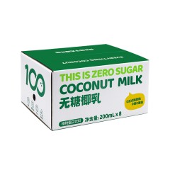 可可满分无糖椰乳200ml*8瓶