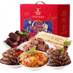 科尔沁牧人牛肉干零食大礼盒454g