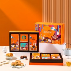 谛品居-璀璨月中秋月饼礼盒 800g   6971021824811  偏远另加运费