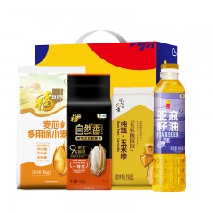 中粮“颂福到家”粮油大礼包B1-1850g+400ml   米面粮油   （新疆、西藏、青海、贵州不发货）