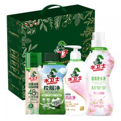 水卫士 织物套装LP003 6973688407031 新疆西藏另加运费 （校服净，香氛洗衣液（樱花），内衣液，除菌消臭喷雾）