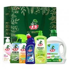 水卫士 刚需套装LP006 6973688407062 新疆西藏另加运费 （油污净，洁厕净，洗洁精，除菌除螨洗衣液，校服净，内衣液）