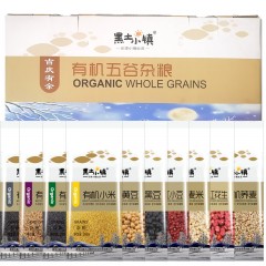 黑土小镇有机吉庆有余礼盒（十种）3.3kg  五谷杂粮