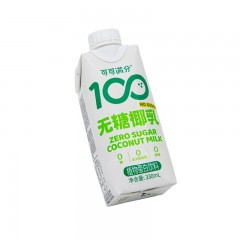 可可满分无糖椰乳330ml*12瓶