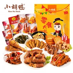小胡鸭香辣味鸭脖鸭翅鸭锁骨鸭爪肉类卤味小吃大礼包580g