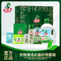 水卫士 织物清洁套装LP004 6973688407048 新疆西藏另加运费 （校服净，爆炸盐，除菌除螨洗衣液，粒粒净洗衣凝珠，笔渍净，除菌消臭喷雾1瓶，小白鞋湿巾）