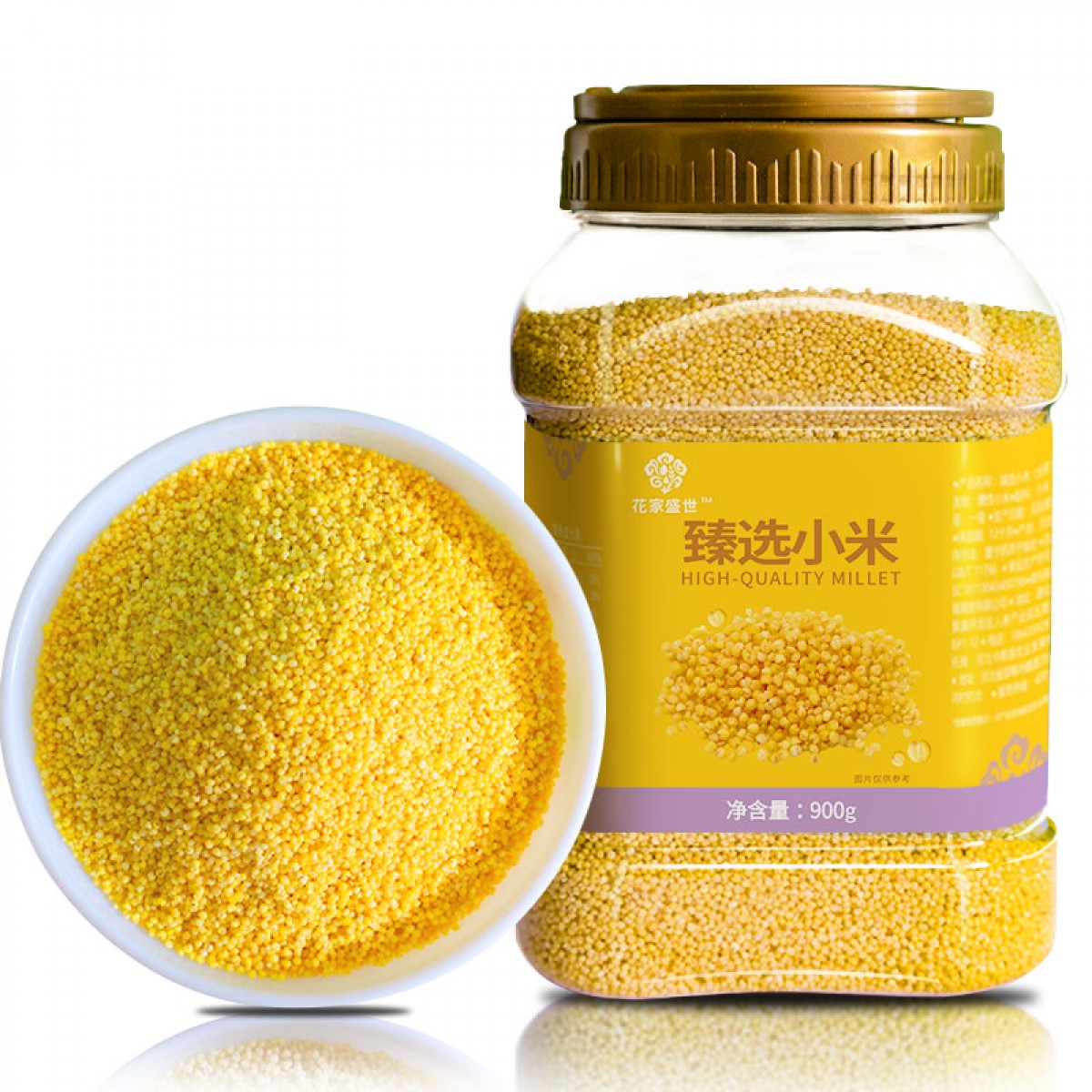 花家盛世 甄选黄小米900g    6978252343029