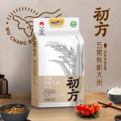 初方五常有机稻花香大米5kg 6940328000051 偏远运费另加