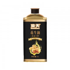 海天 古法小榨一级花生油1L铁桶  6977469110677  偏远另加运费