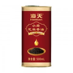 海天 小磨芝麻香油500ml铁桶 6977469110660  偏远另加运费