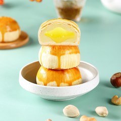 鲜品屋 苏式豆乳芝士流心月饼礼盒480g 6958472320260