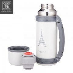 火象 菲儿304不锈钢旅行杯壶套装（珍珠白杯500ml 壶1200ml）珍珠白HXB-YZ004  6970606138138 偏远地区不发货