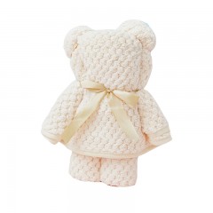 卜任舒菠萝格小熊毛巾LK-8002 6957263146379