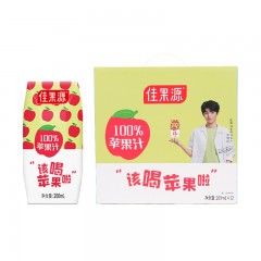 佳果源100%苹果汁200ml*12礼盒装  6972303252070