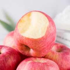 洛川苹果  5斤彩箱装，净重4.5斤，果径75-80mm