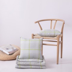 無印良品水洗磨绒棉抱枕被MJ-XJ25-02折叠40*40cm展开105*150cm6978032331123