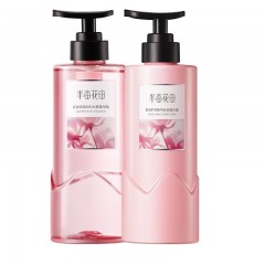 半亩花田 自在轻盈洗发水（晨露玫瑰）500g+柔亮护发精华素（晨露玫瑰）500g 6923427919738 偏远地区另加运费