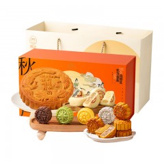 雅觅 秋水长天·仲秋月月饼礼盒1220g