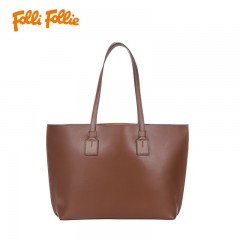 FolliFollie 真皮时尚托特包（SB24JLP001）5205340455670 偏远加运费