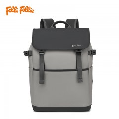 FolliFollie 商务简约修身双肩包 FF-D003A 5205340455700 偏远加运费