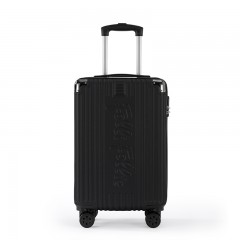 FolliFollie 时尚FF竖条纹包角拉杆箱  20英寸黑色FF-Y107A  5205340626728 偏远加运费