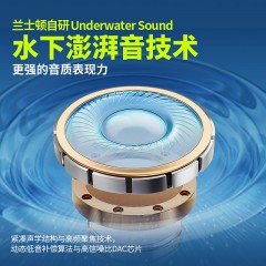 兰士顿 水陆双用骨传导运动耳机  AirSwim NEO （BE23）黑色/灰绿 偏远另加运费