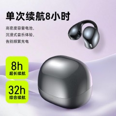 兰士顿  开放式耳挂蓝牙耳机 TS20 雾岚灰/紫色 偏远另加运费