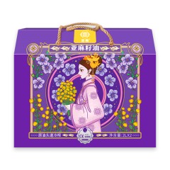 宫粮亚麻籽油礼盒2L*2瓶