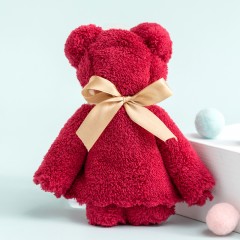 卜任舒花边小熊方巾LK-8004颜色随机 6957263143040