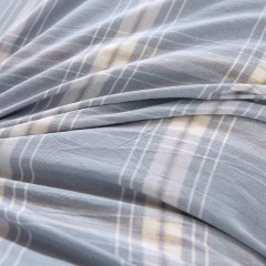 悠梦嘉居YJ15503全棉色织三件套 拿铁情调（内蒙、新疆、西藏、青海、宁夏、甘肃运费另算）