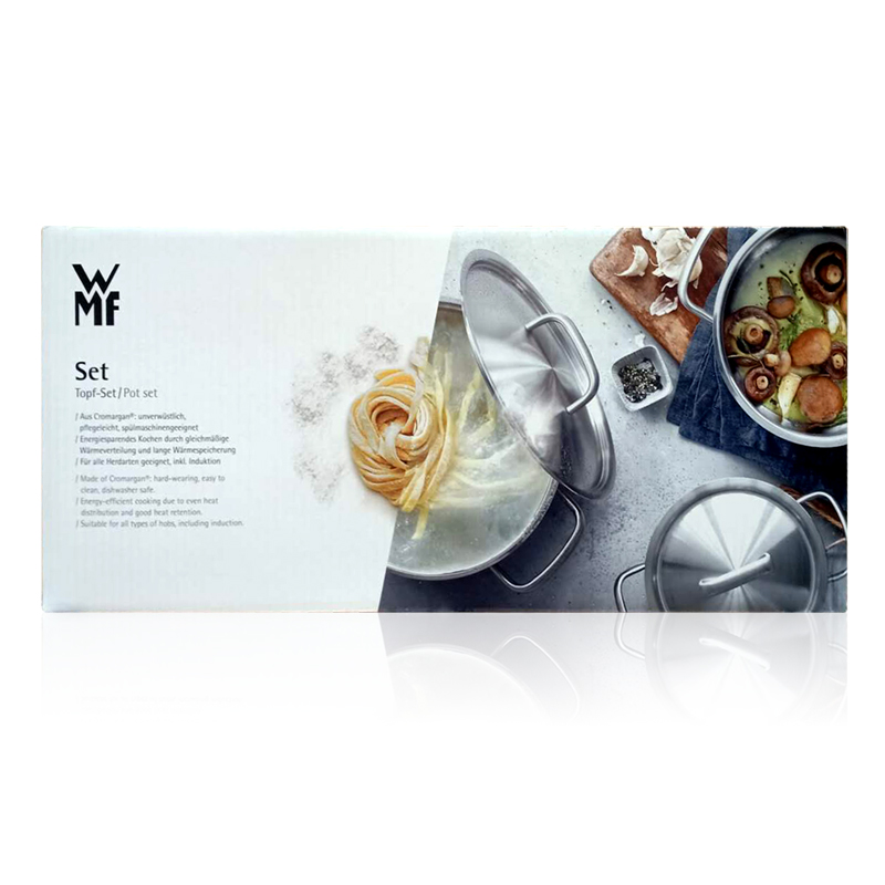 J-WMF德国福腾宝 Diadem Plus锅具四件套 蒸锅煎锅汤锅四件套装 wmf不锈钢材质四件套甄选 Diadum Plus锅具四件套甄选