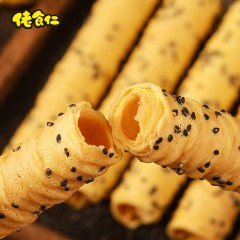 佬食仁恭喜发财礼盒（黄油蛋卷）400g约50根400克