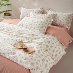 保罗大卫PAUI DAVID棉笙纯棉四件套（半亩花田/棉花园）被200*230cm       床230*245cm  75734070763