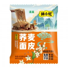 味小忆 荞麦面皮麻酱味80g/包*10包