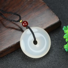 馬传玉高冰玉髓平安扣吊坠MCY187