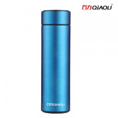 S-乔力 升级款304智能温度显示杯保温杯 四色可选 温度杯学生杯商务杯旅行杯  保温杯水杯子 不锈钢男女士学生车载商务茶杯保温水壶茶杯  黑/红/蓝/白