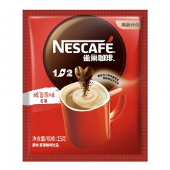 雀巢（Nestle） 咖啡 1+2原味，15g x100条 原味方包