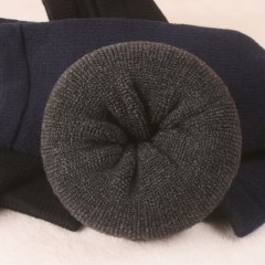 恒源祥羊毛混纺毛圈护膝HYX001HX 黑色