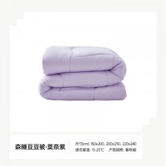 七西森睡豆豆被-春秋S24  200*230cm莫奈紫  6978516260253 偏远另加运费