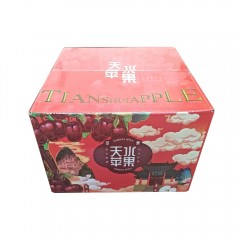 甘肃天水花牛苹果 8斤 果径85～90mm 14～18个  地标产品