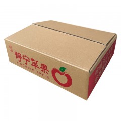 甘肃静宁苹果 5斤 75～80mm  12个   地标产品